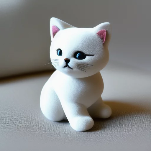 932307872-cute toy cat made of suede, geometric accurate, relief on skin, plastic relief surface of body, intricate details, cinematic,.webp